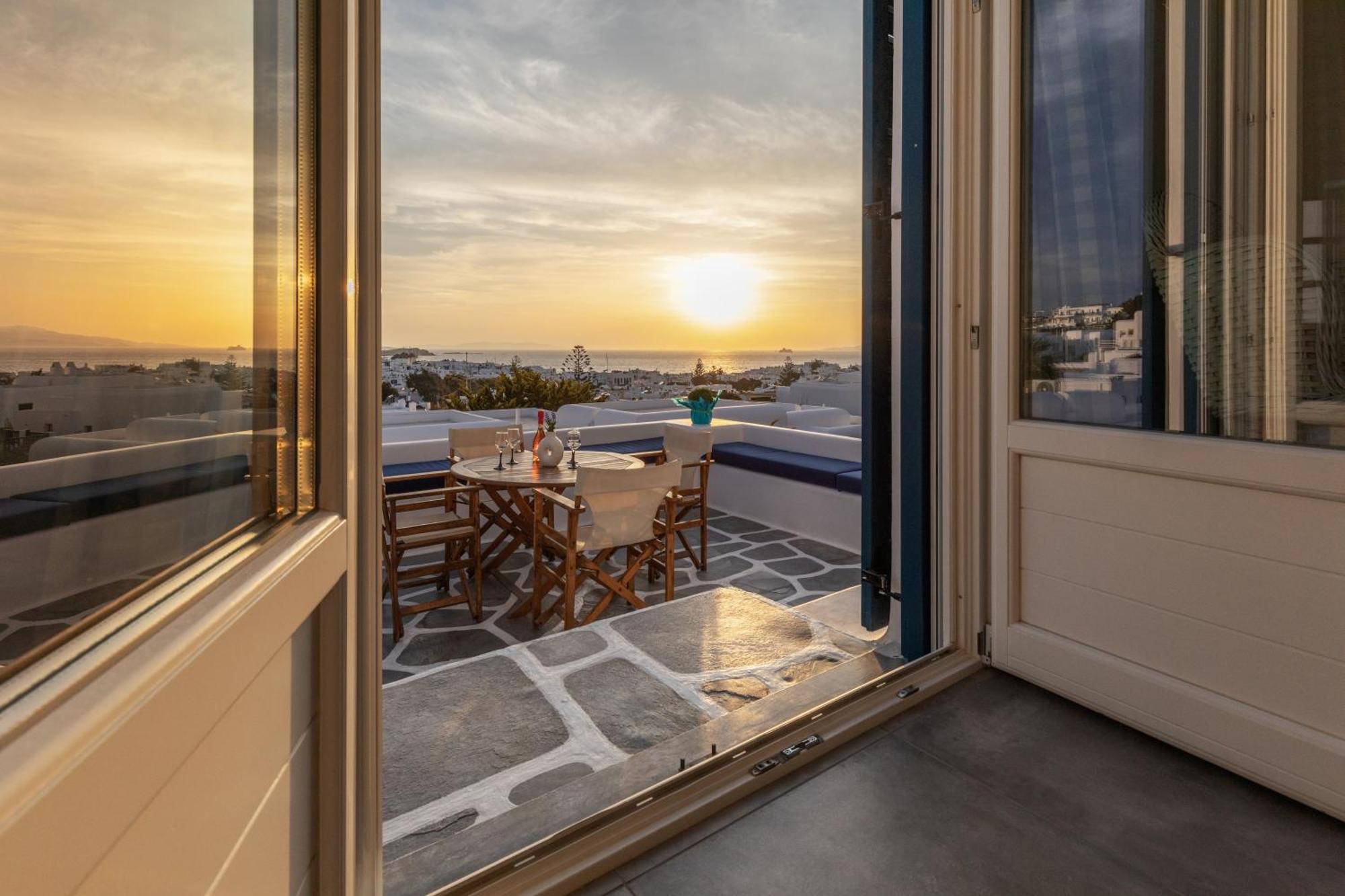 Callisti Mykonos Town With Pool View And Calypso Upper Floor With Sea View Eksteriør bilde